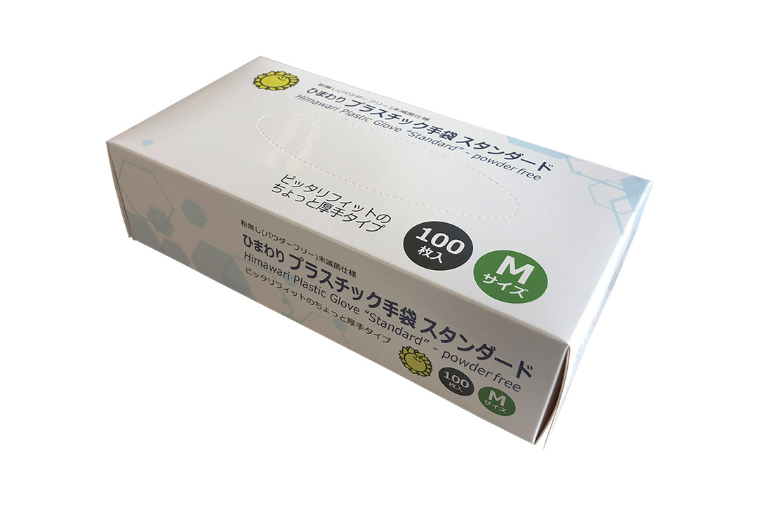 プラスチック手袋スタンダード パウダーフリーM