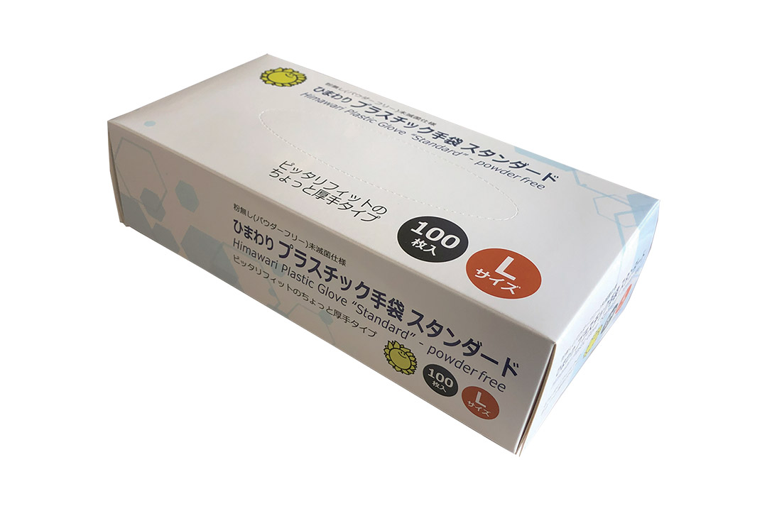 プラスチック手袋スタンダード パウダーフリーL